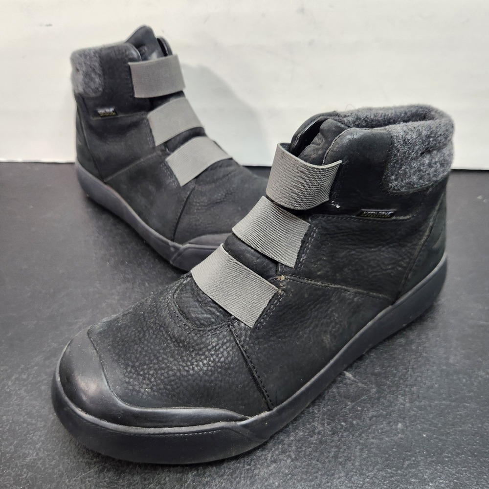Keen Elle Winter Boot Womens 8.5 Black Leather Waterproof Ankle Boots 1026712